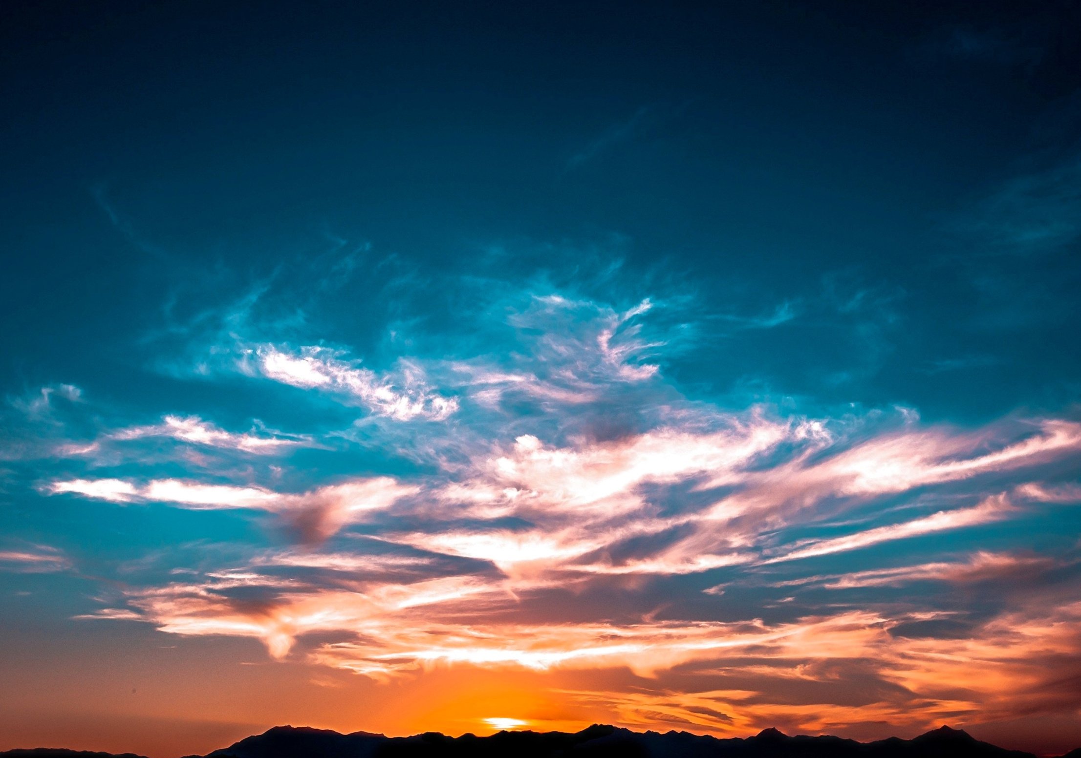 Sky, Clouds, Sunset, Clouds Sky, Blue, Sky Clouds